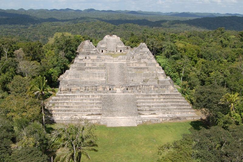 The royal palace at the Maya city of Caracol