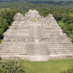The royal palace at the Maya city of Caracol