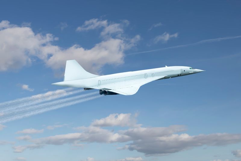 Concorde supersonic flight