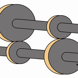 Why is this contraption not able to turn? 