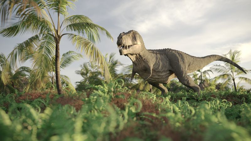 3d rendering of the tyrannosaurus rex