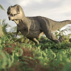 3d rendering of the tyrannosaurus rex