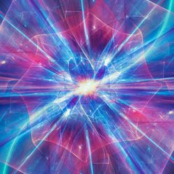 Colorful illustration showing various curves approximating poligines like squares octagons, with lots of flares