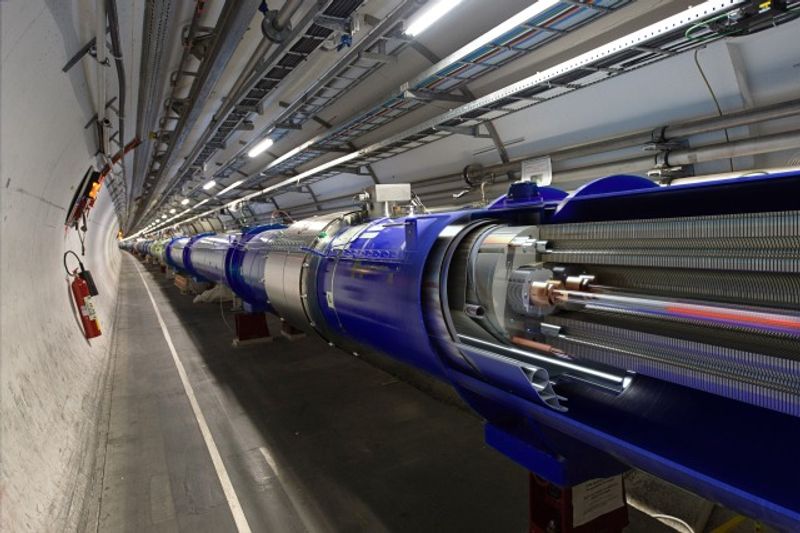 The Large Hadron Collider may not be a thing of beauty, but when it produced particles containing beauty quarks and antiquarks it revealed a piece of one of science's greatest puzzles.