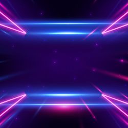 laser lights are seen of the image. They form almost a moving rectangle