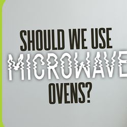 A microwave and meal