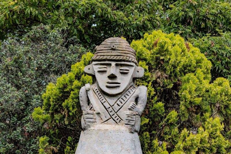 A Muisca statue in Colombia
