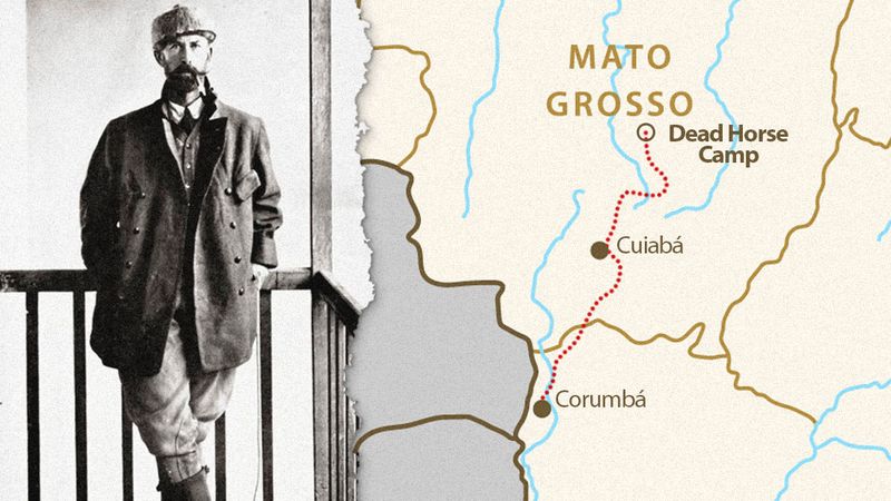 an old photo of percy fawcett