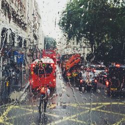 A rainy day in Marylebone, London.