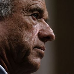 close up side profile of robert f. kennedy jr