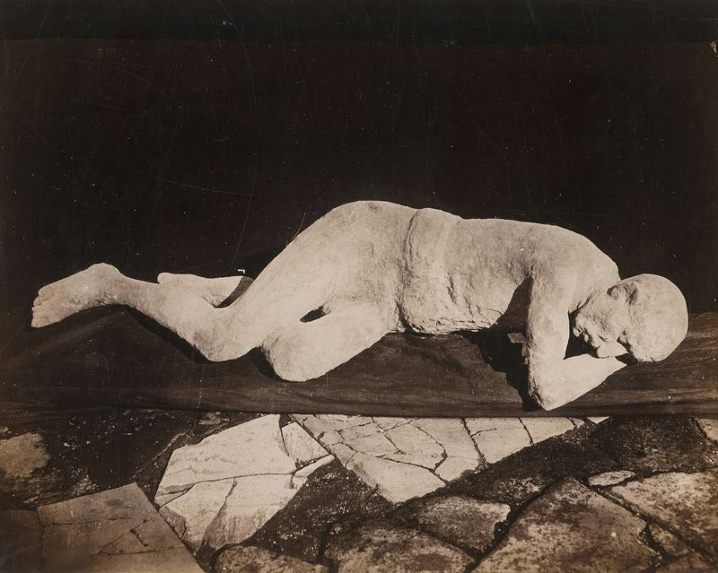One of the Pompeii victims of the eruption of Mount Vesuvius in 79 CE.