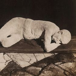 One of the Pompeii victims of the eruption of Mount Vesuvius in 79 CE.