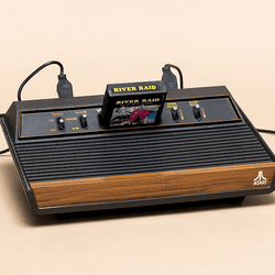An old Atari console.