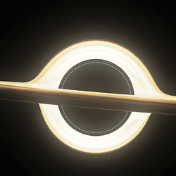 Black hole illustration.