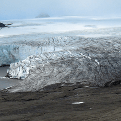 The Ecology Glacier in Antarctica where Dennis Bell’s remains were found.
