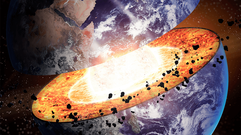 The Earth, opened up (concept art).