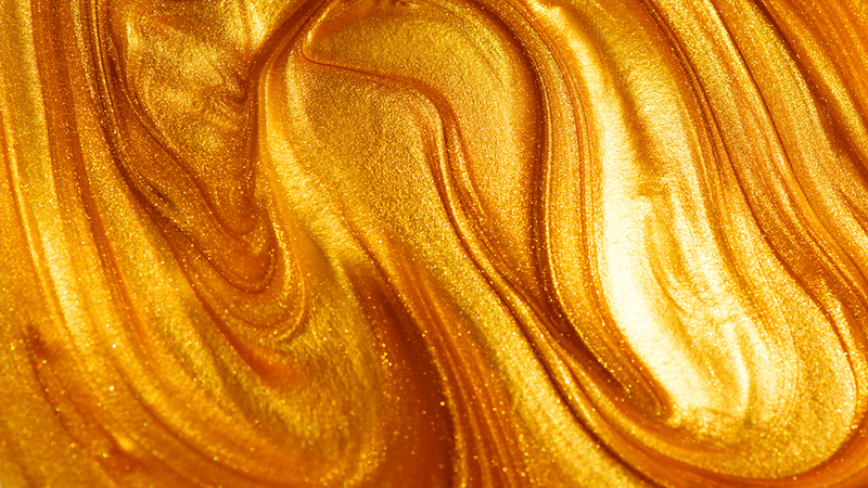 A golden liquid.