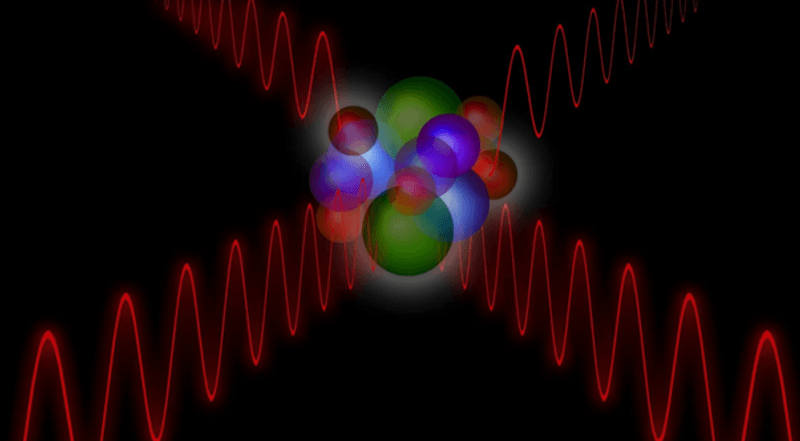 When sufficiently photons interact they don't just pass through each other but create virtual particles that can change reality.