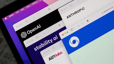 Large language models loaded on a computer.