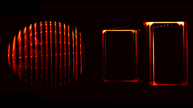 A sphere and a cube undergoing relativistic rotation (visualization).