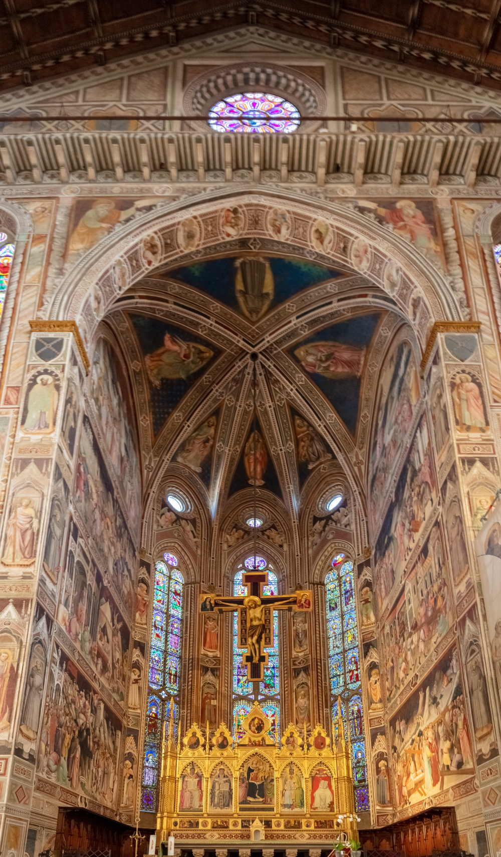 A fresco cycle by Agnolo Gaddi in Santa Croce, that brought about Stendhal's symptoms that inspired the syndrome.