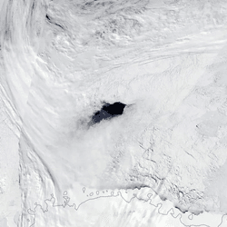 The Maud Rise Polynya as seen from space.