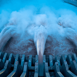 Three Gorges Dam, in China.